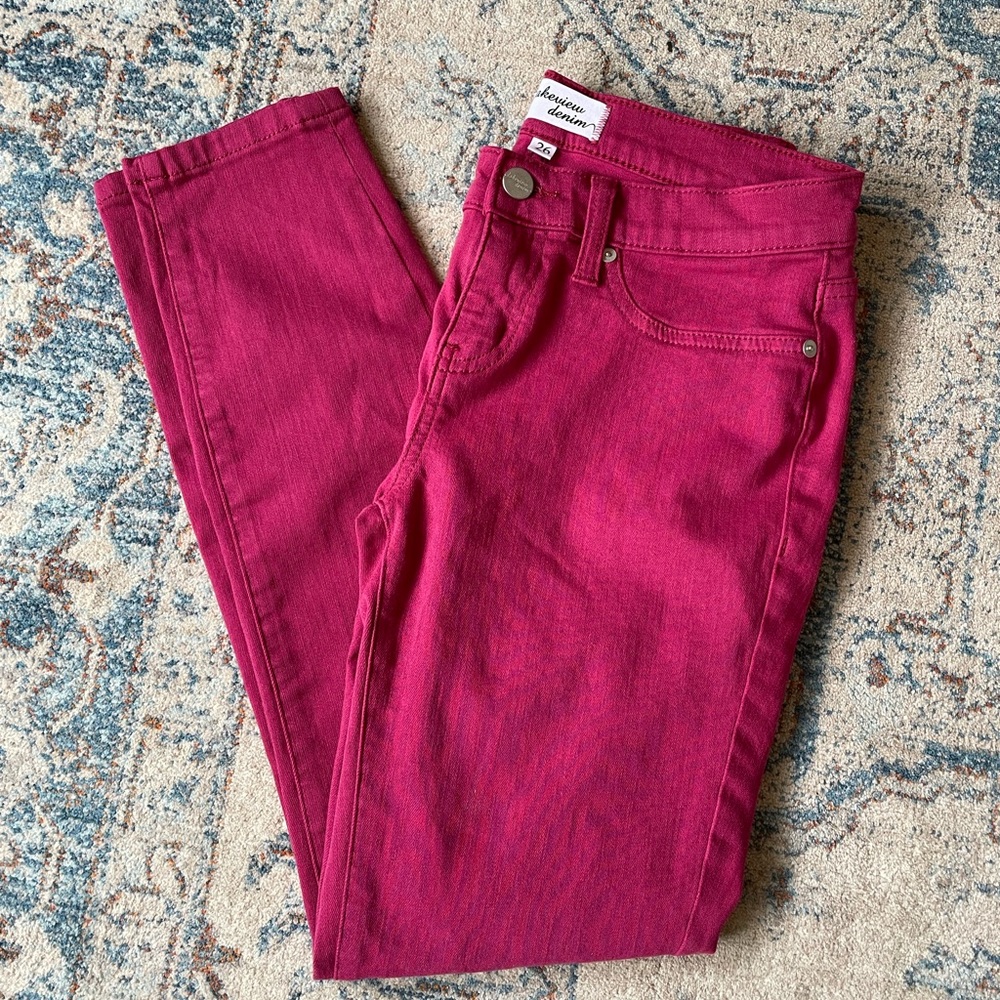 Fuchsia jeans size 26 Lakeview Denim *stitch fix exclusive*